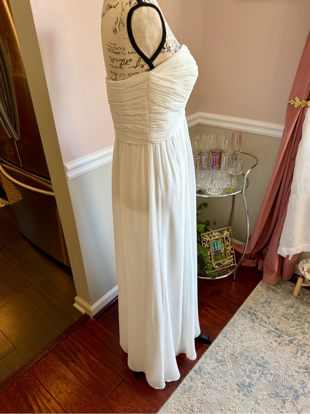 Lauren Ralph Lauren Ivory Strapless Evening Gown Dress Size 4 - Picture 2 of 11